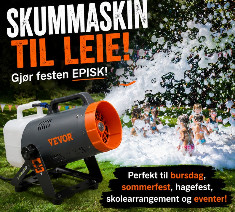 🫧🎉 skummaskin / skumkanon / / foam cannon til leie – gjør festen episk!