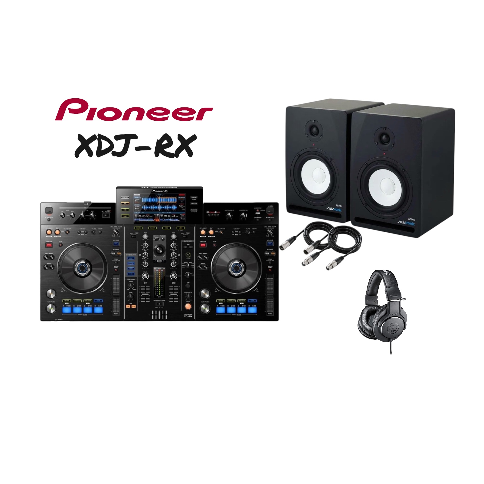 Pioneer dj xdj-rx controller + speakers  xdj event party speaker dj rr
