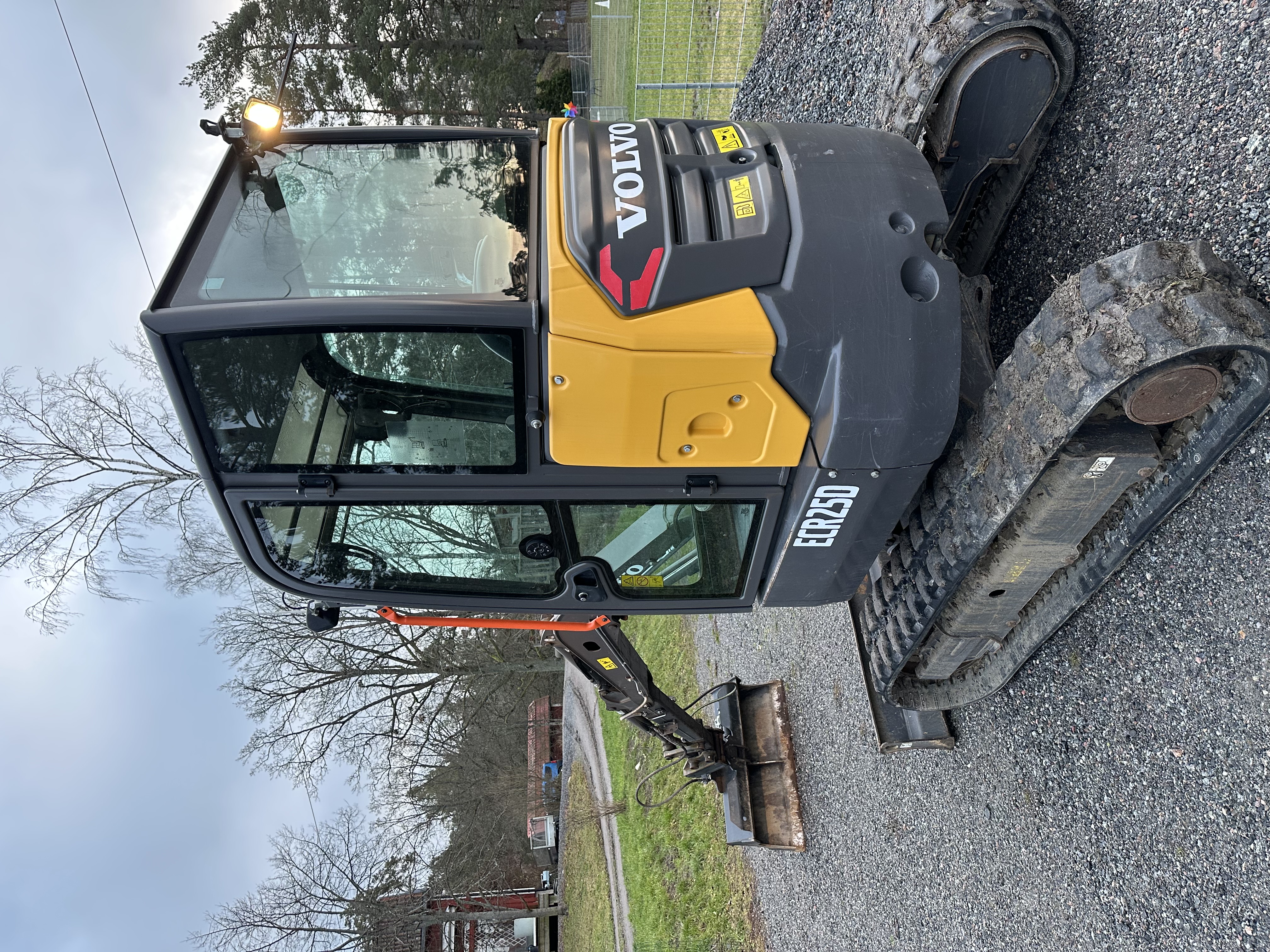 Volvo ecr25d 2,5 ton – minigrävare
