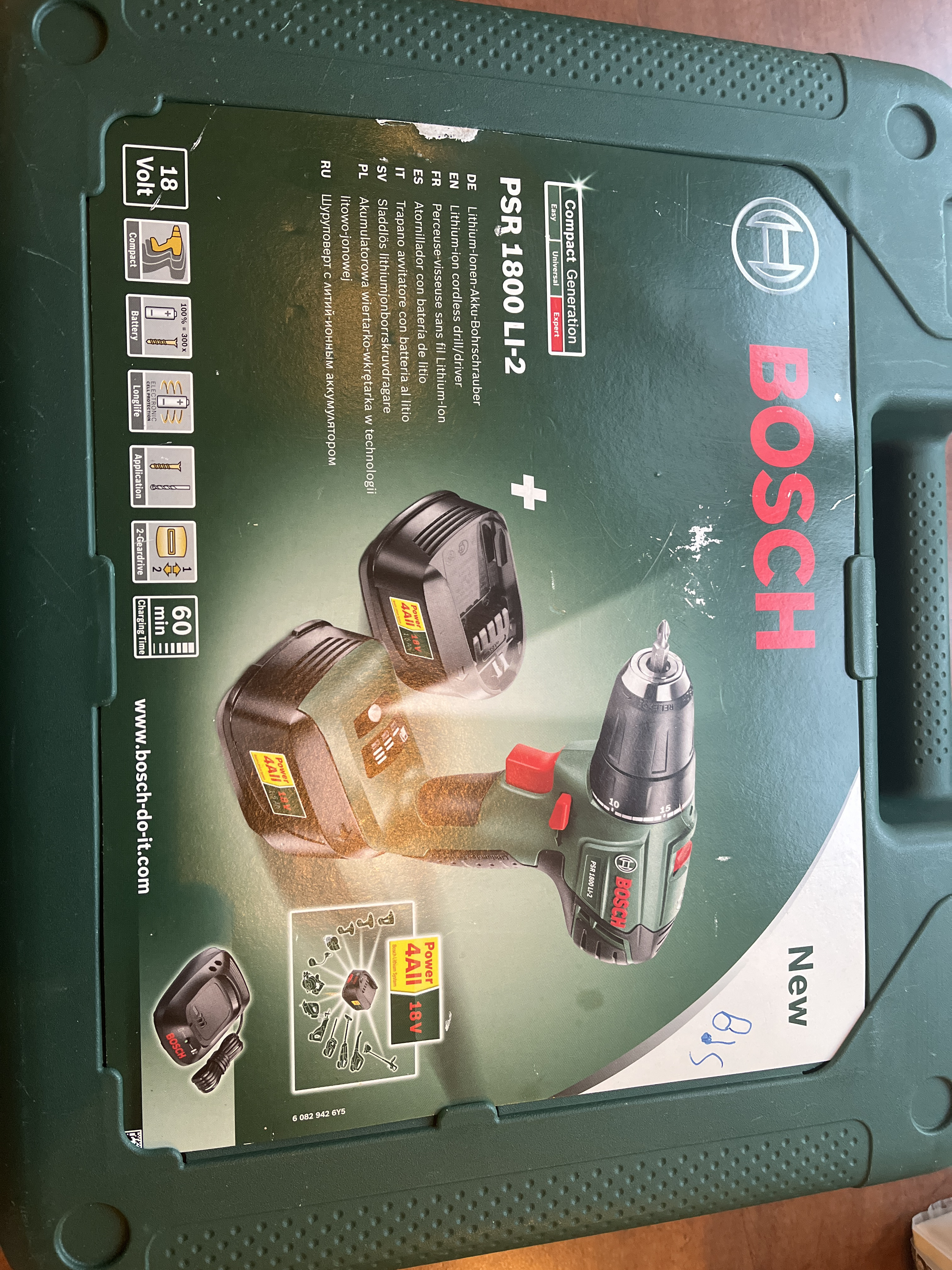 Drill og skrumaskin,  batteridrevet bosch