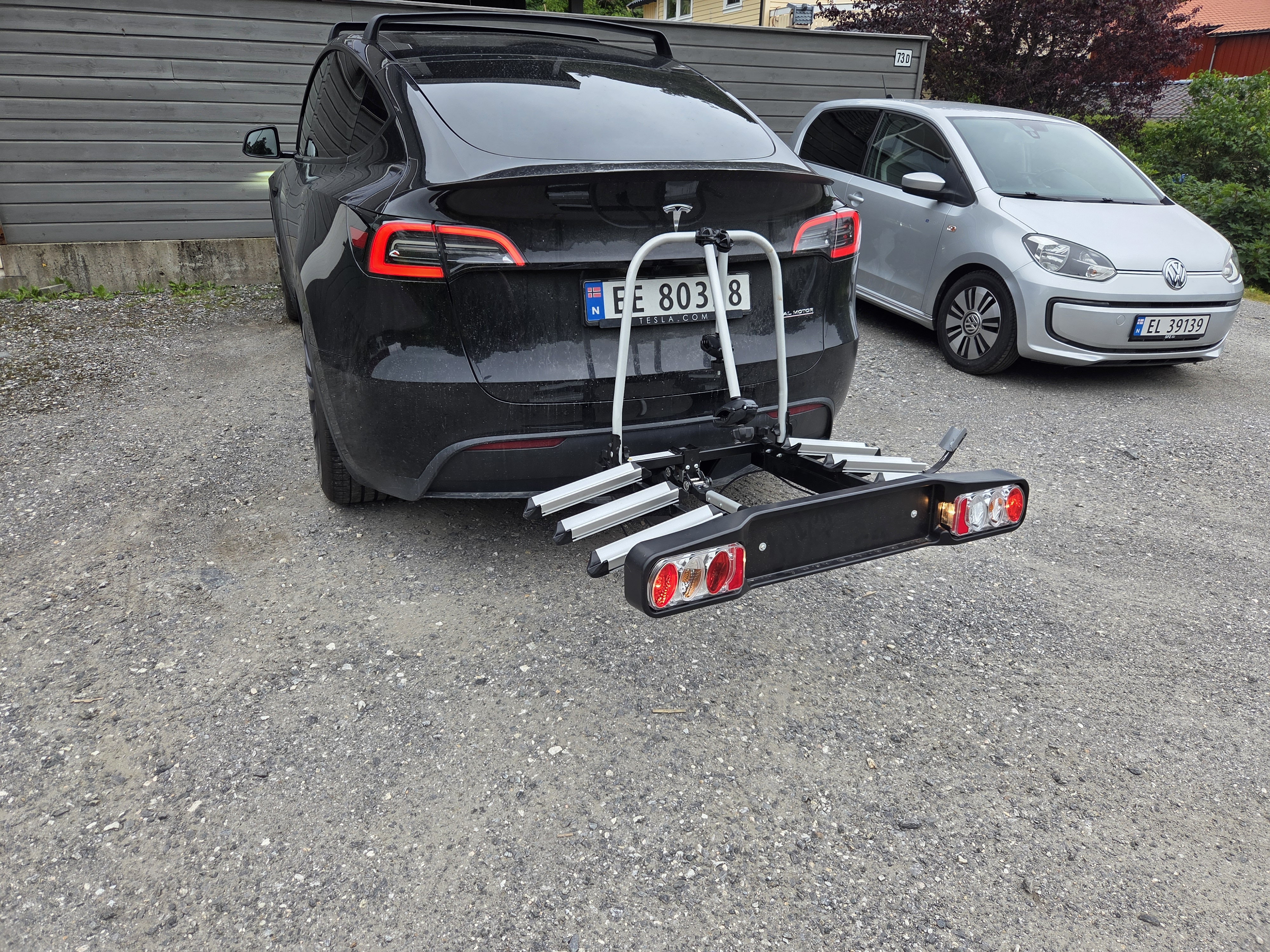 Sykkelstativ, 3 sykler