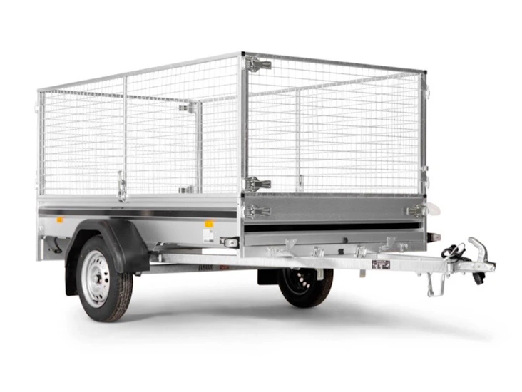 Släp med galler (obromsad 80km/h)