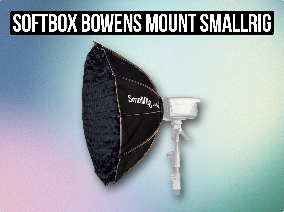 Softbox bowens mount smallrig 85cm ultra compact light