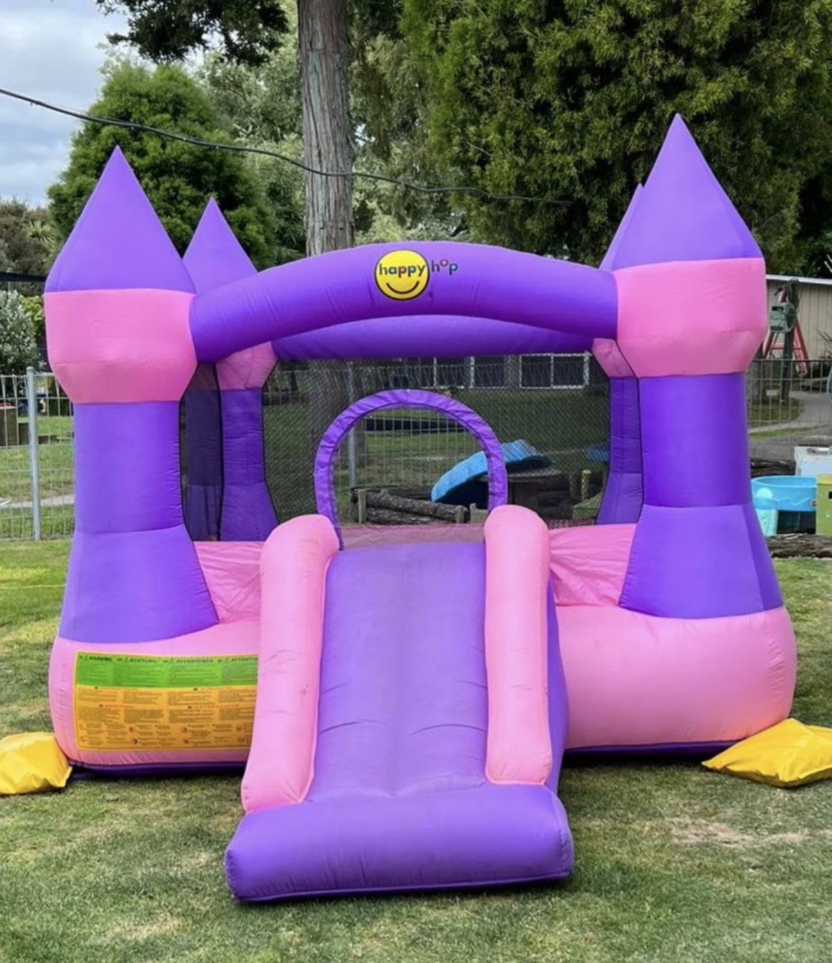 Hoppborg / happy hop princess bouncy castle with slide