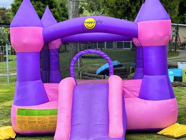 Hoppborg / happy hop princess bouncy castle with slide
