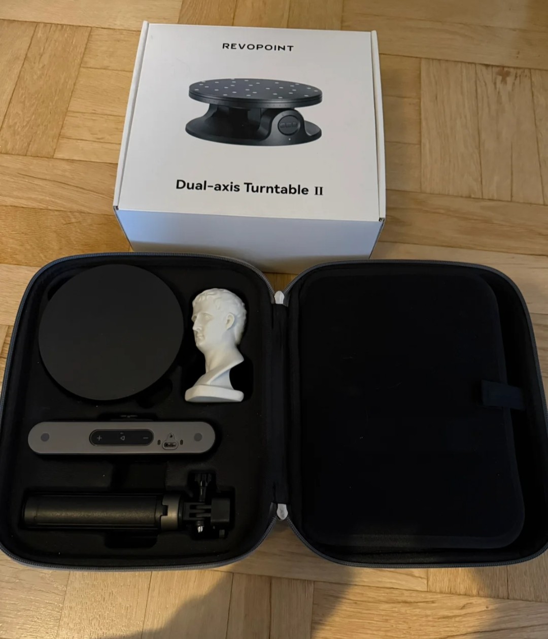 Revopoint pop 3 – 3d-scanner uthyres inkl roterande platta