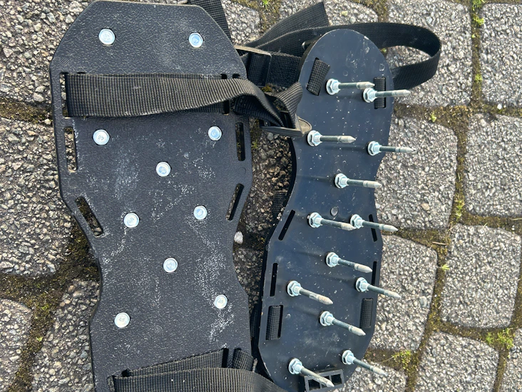 Piggsko for gulvavretting