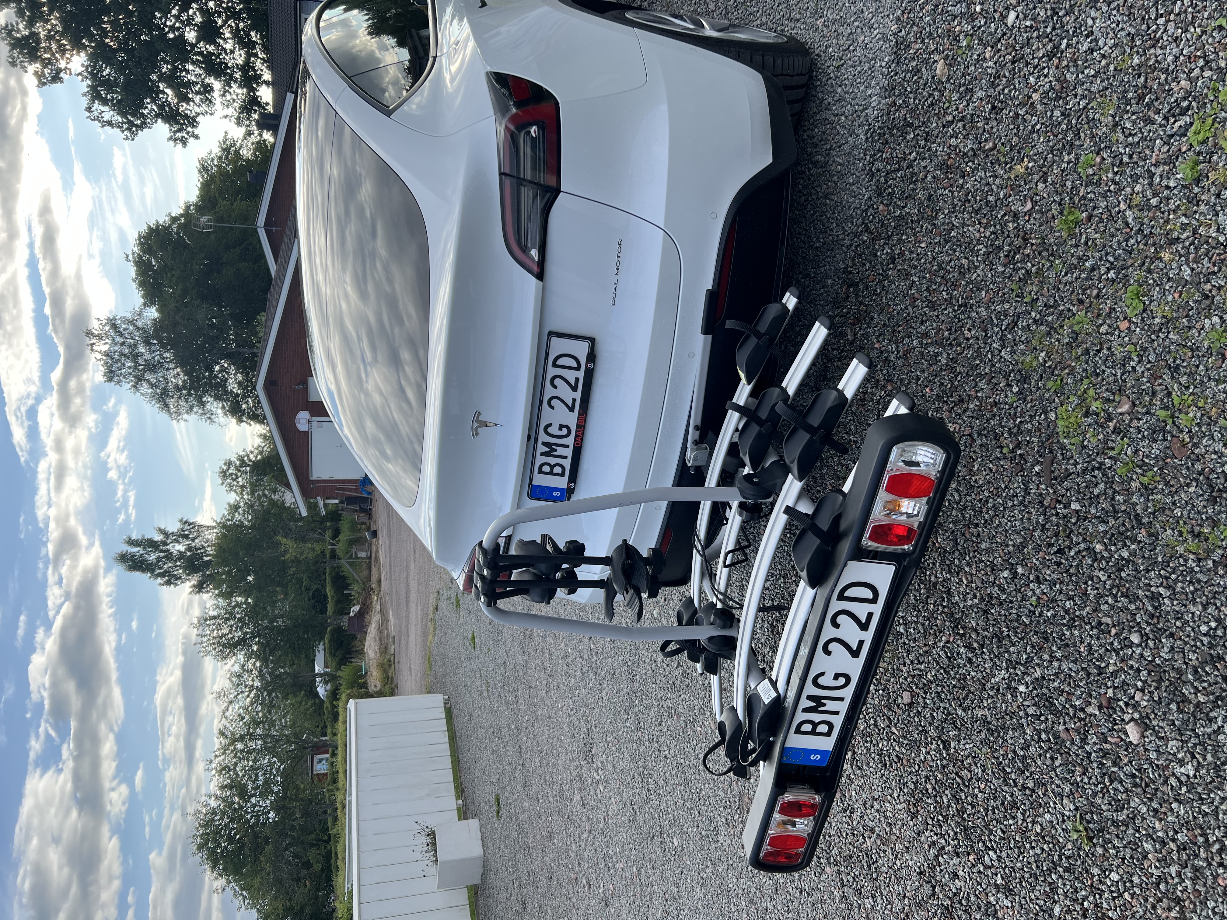 Cykelhållare för fyra cyklar 