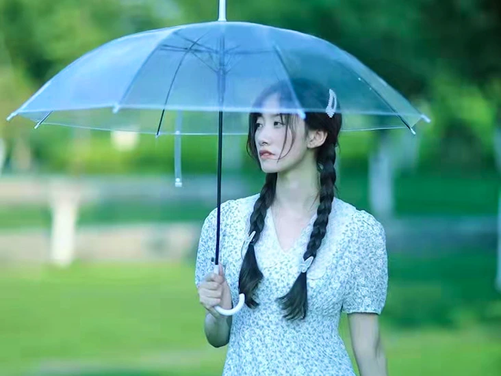 Transparenta paraplyer till fest/bröllop (90 stk)