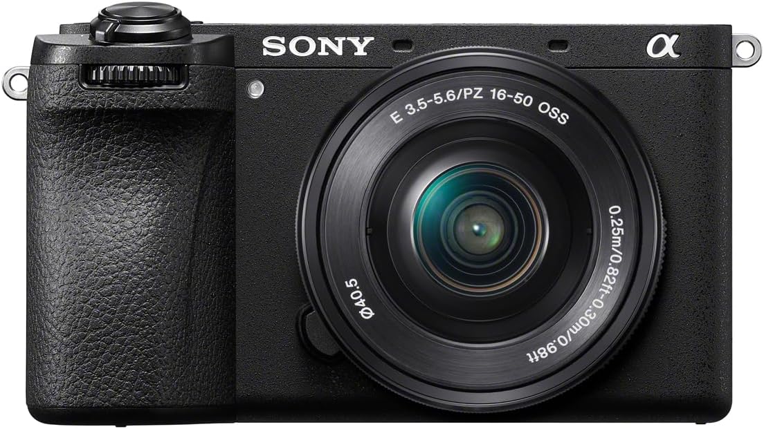 Sony alpha 6700 camera with 26 mp sensor, 16-50mm zoom lens, 4k video
