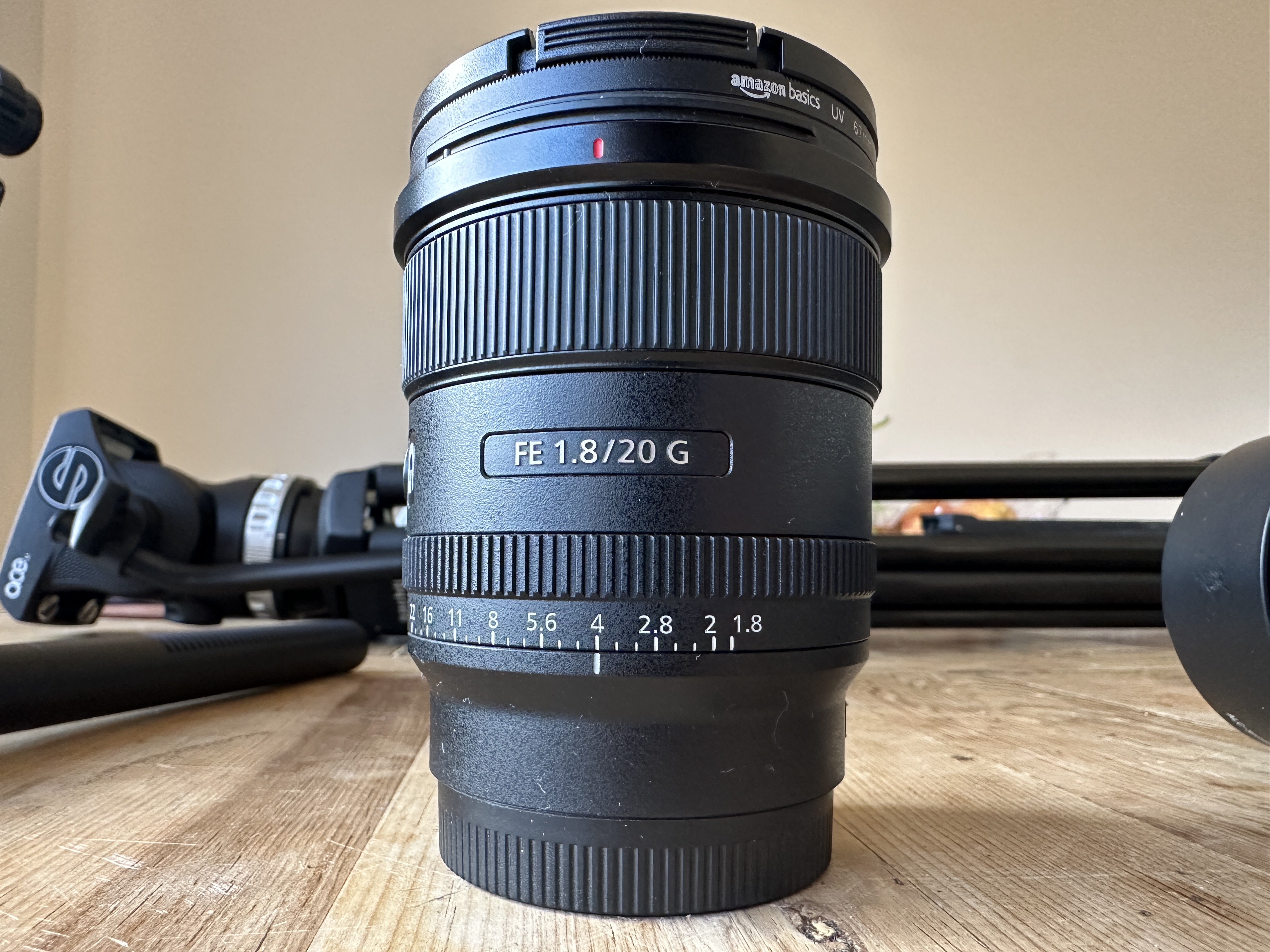 Sony g master 20mm f/1.8 lens