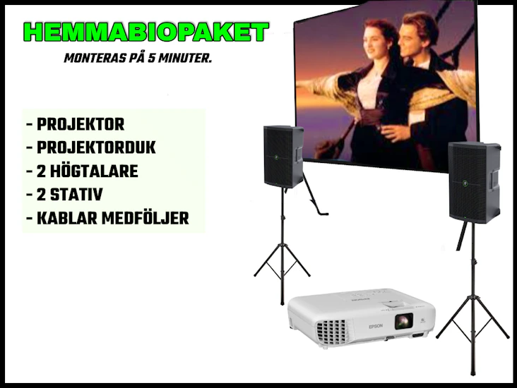 Hemmabiopaket! (frakt möjlig)