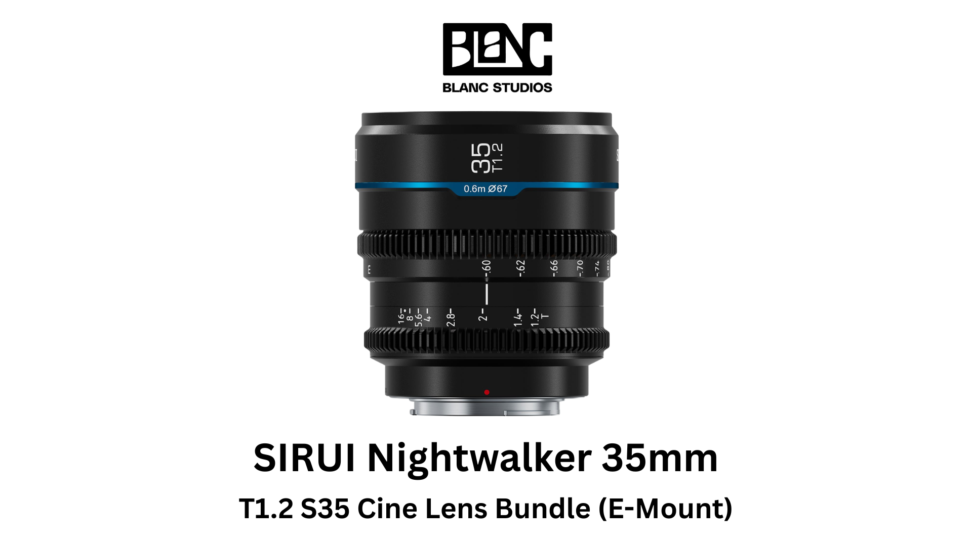 Sirui night walker 35mm t1.2 cine lens