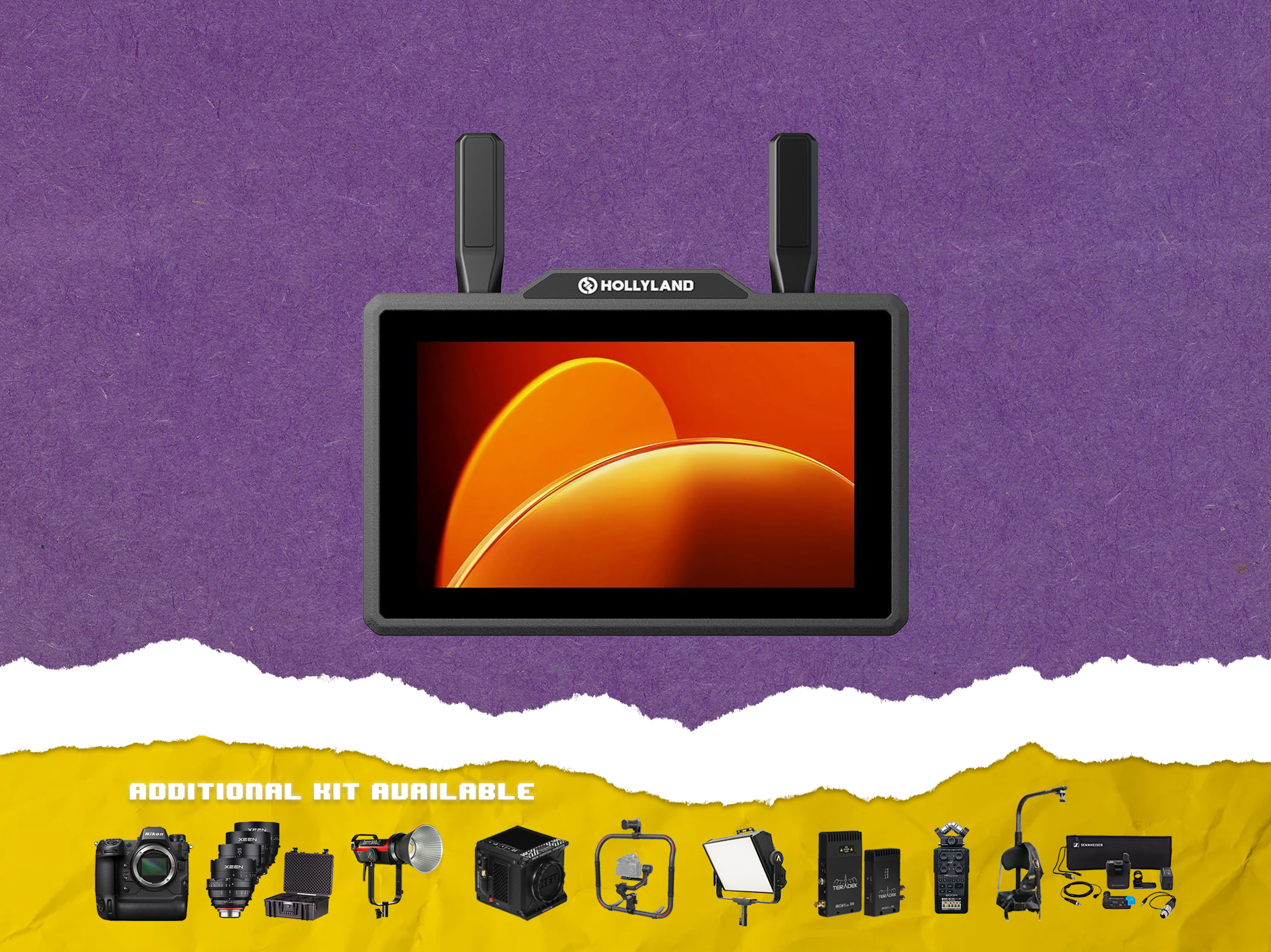 Hollyland pyro 5 monitor / transmitter 
