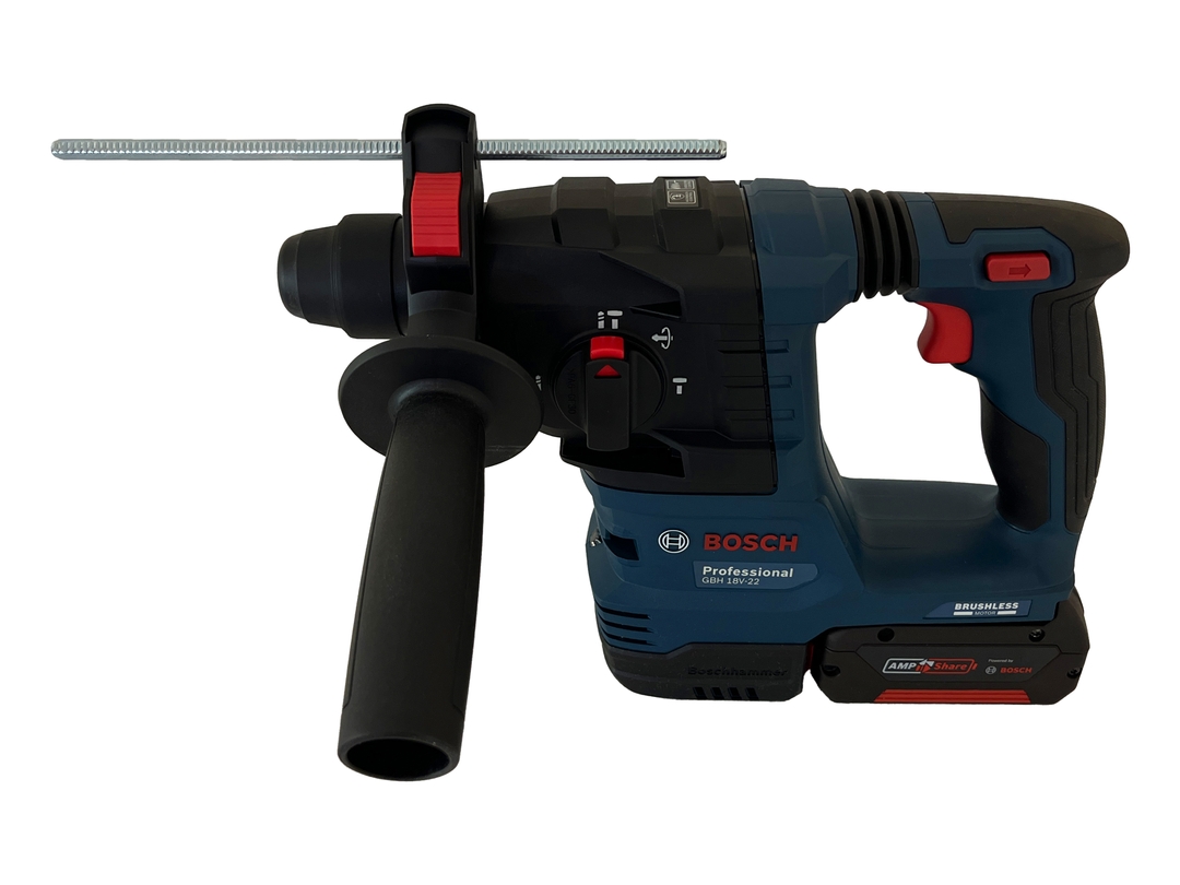  bosch gbh 18v-22 akku-bohrhammer professional mit akku 5 ah und ladegerät