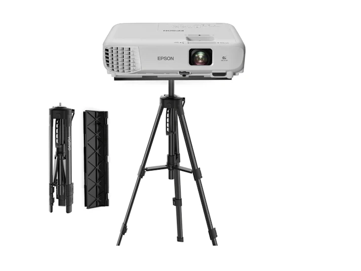 📽️✨ projector + adjustable tripod stand rental (portable setup!) ✨📽️