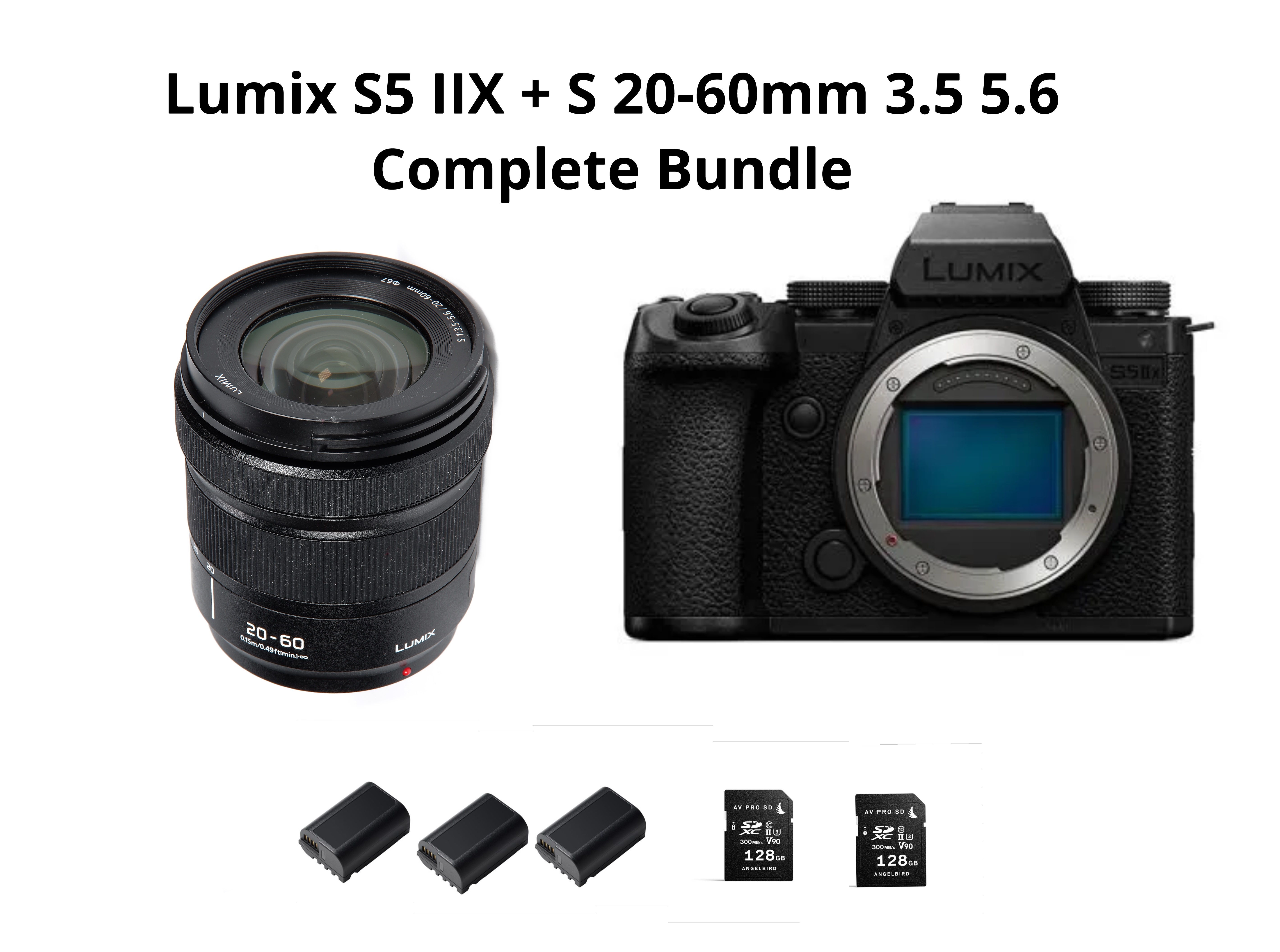 Lumix s5iix + s 20–60mm f/3.5–5.6 zoom ( s5 iix )