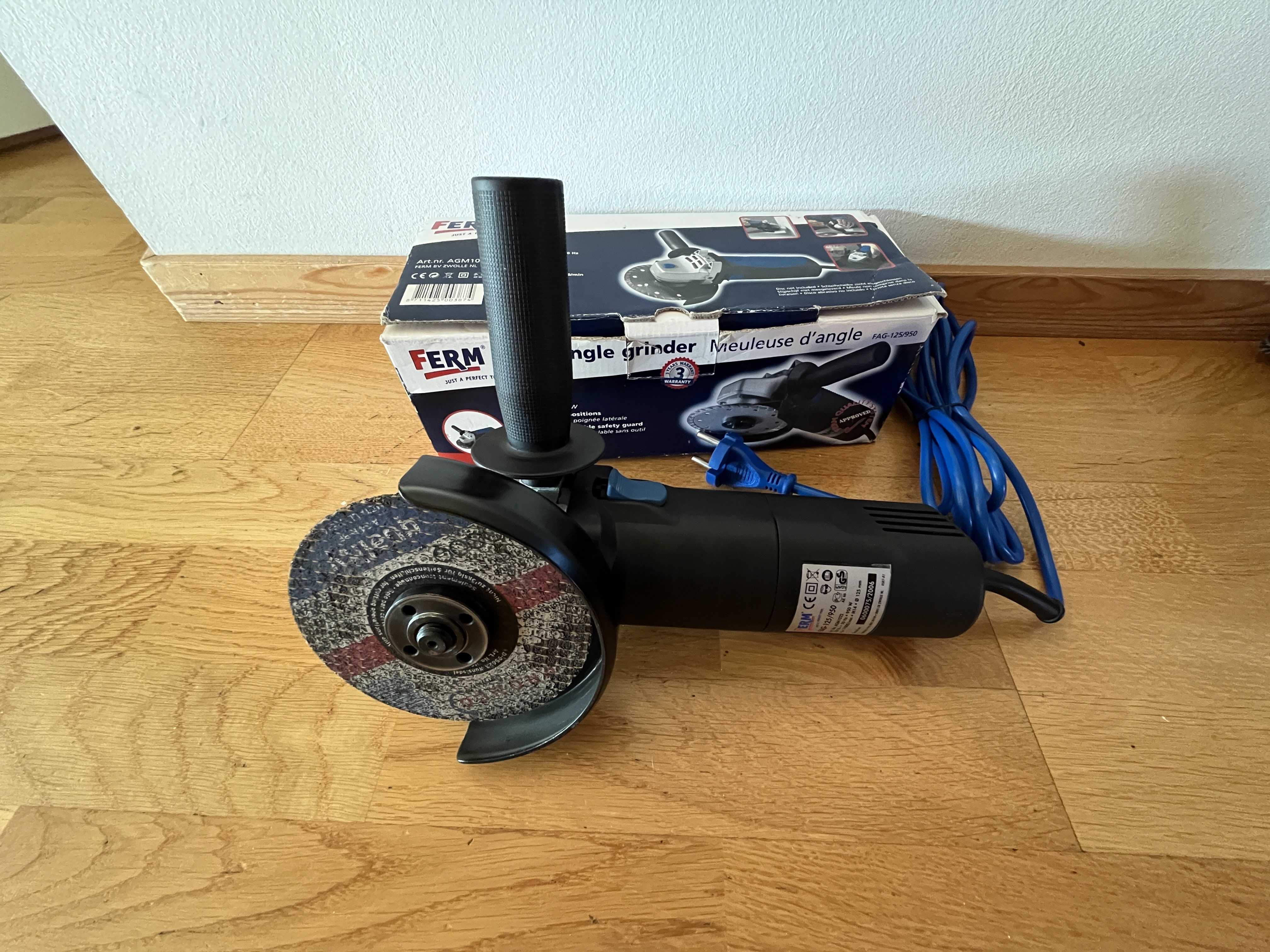 Vinkelslip 950w, 11.000 / min, 125mm