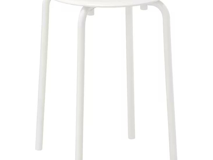 10kpl valkoiset jakkarat