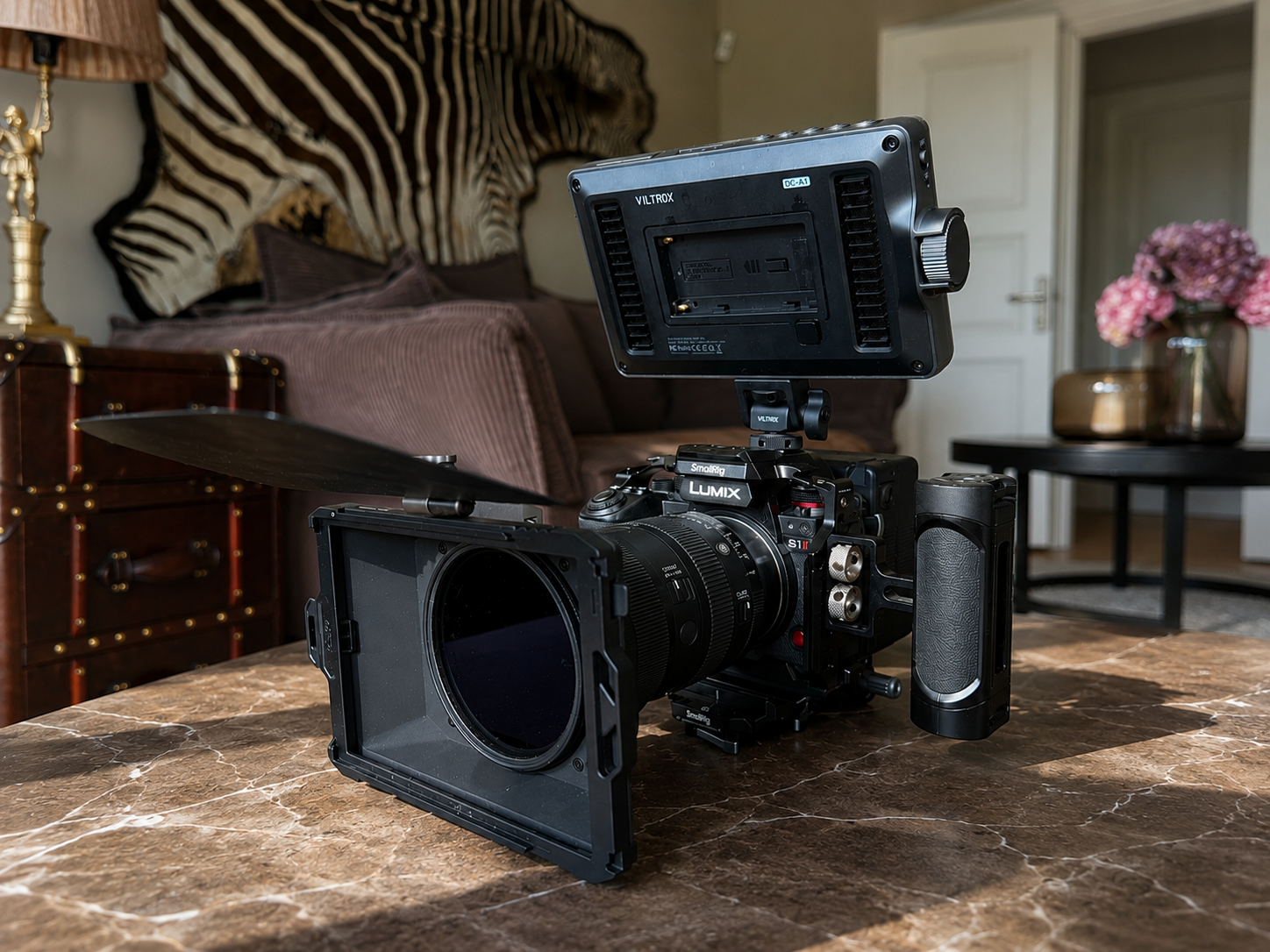 Panasonic lumix s1ii + sigma 24-70mm - full rig
