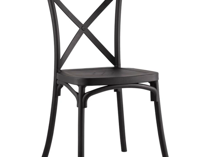 40 x black bistro dining chairs