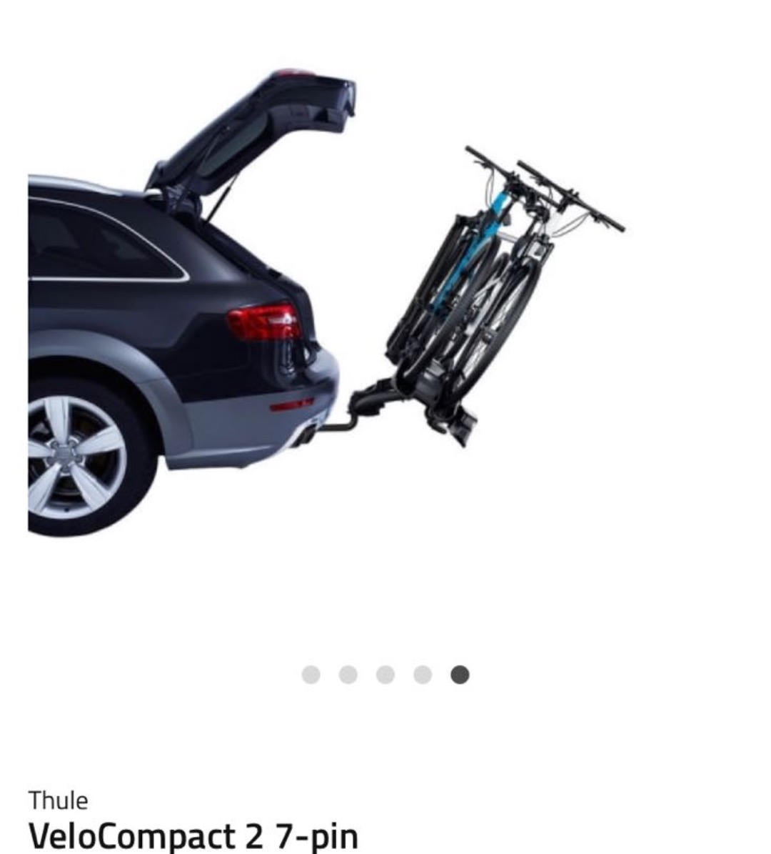 Cykelhållare 2 cyklar (thule velocompact 2)