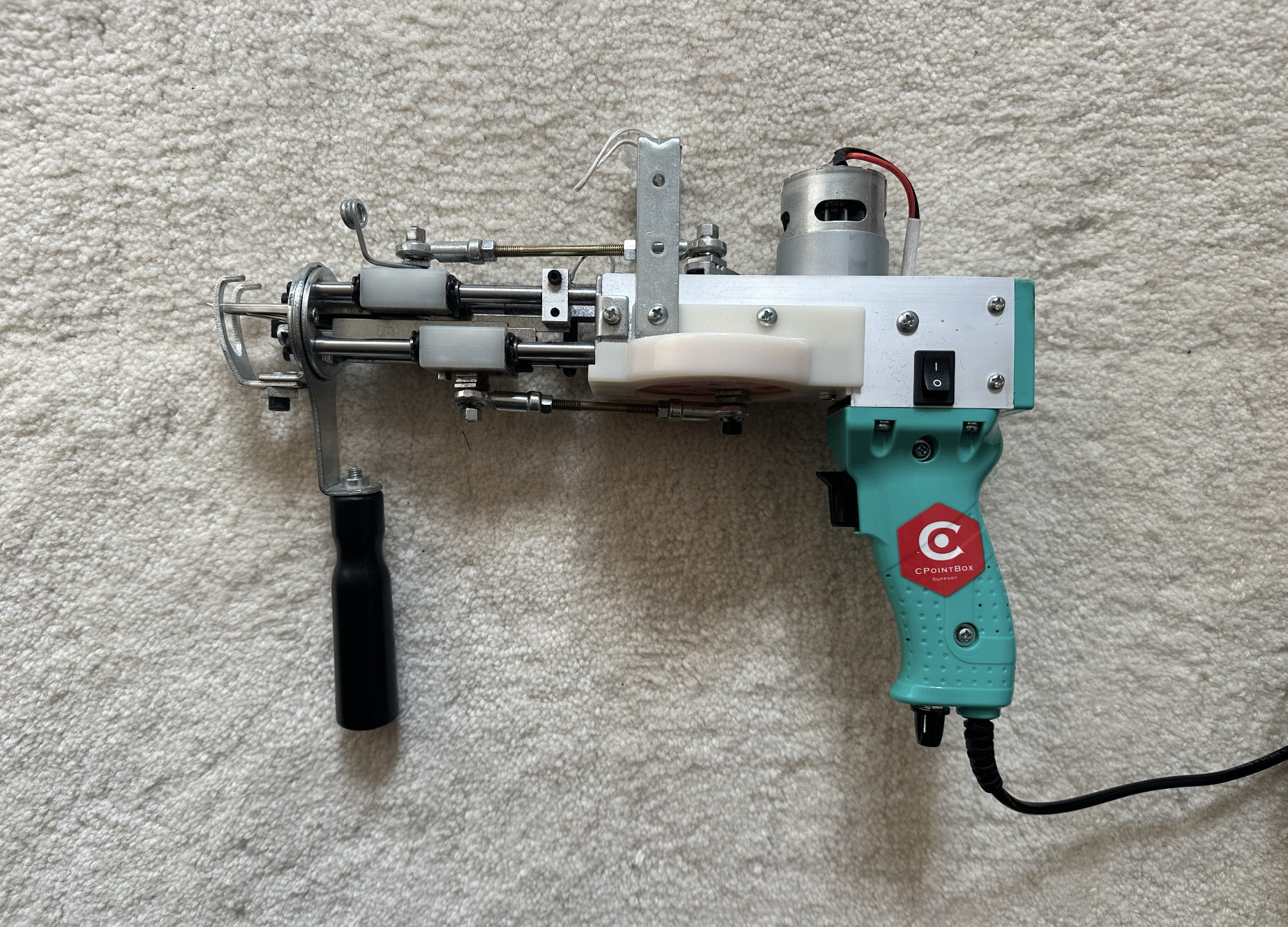 Tufting gun the duo (cut and loop pile) for rug making