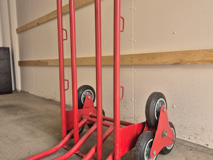 Trappkärra, trehjulig