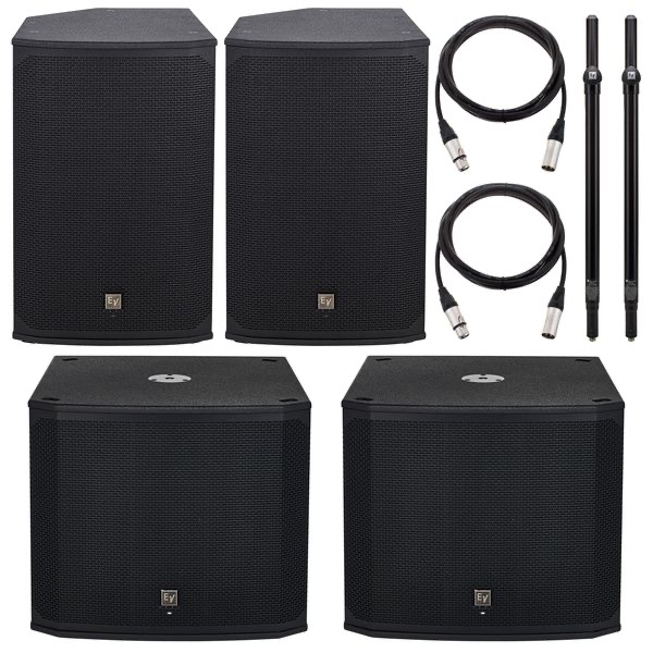 Ev ekx 15p and  ekx 18sp active speakers 