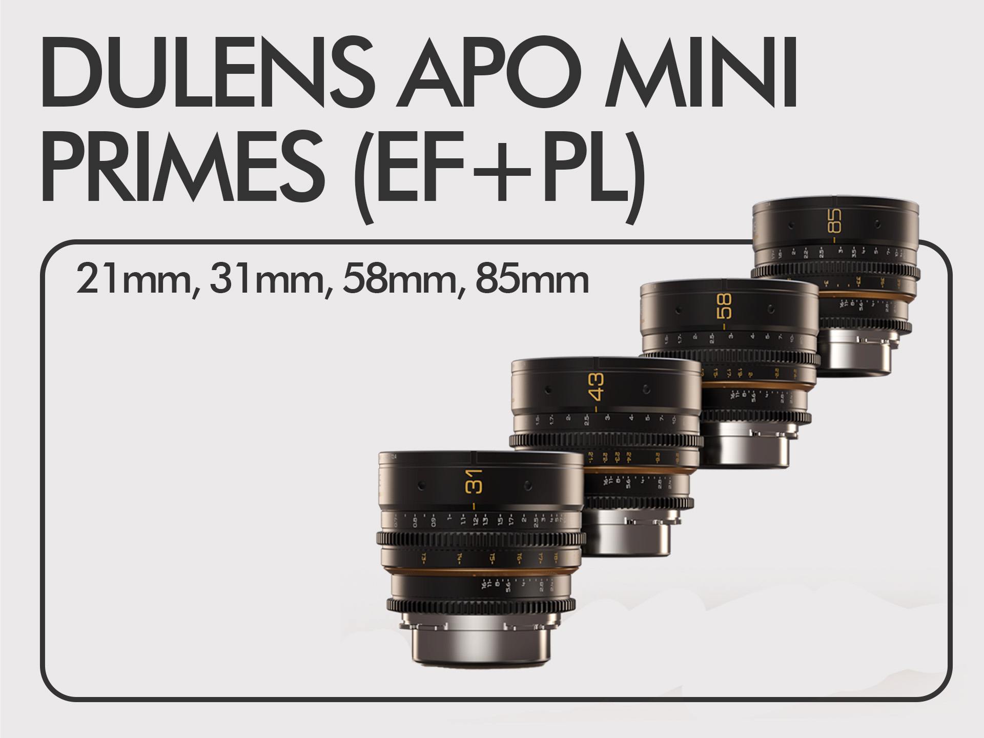 Dulens apo mini primes  t2.4 (ef/pl mount) 