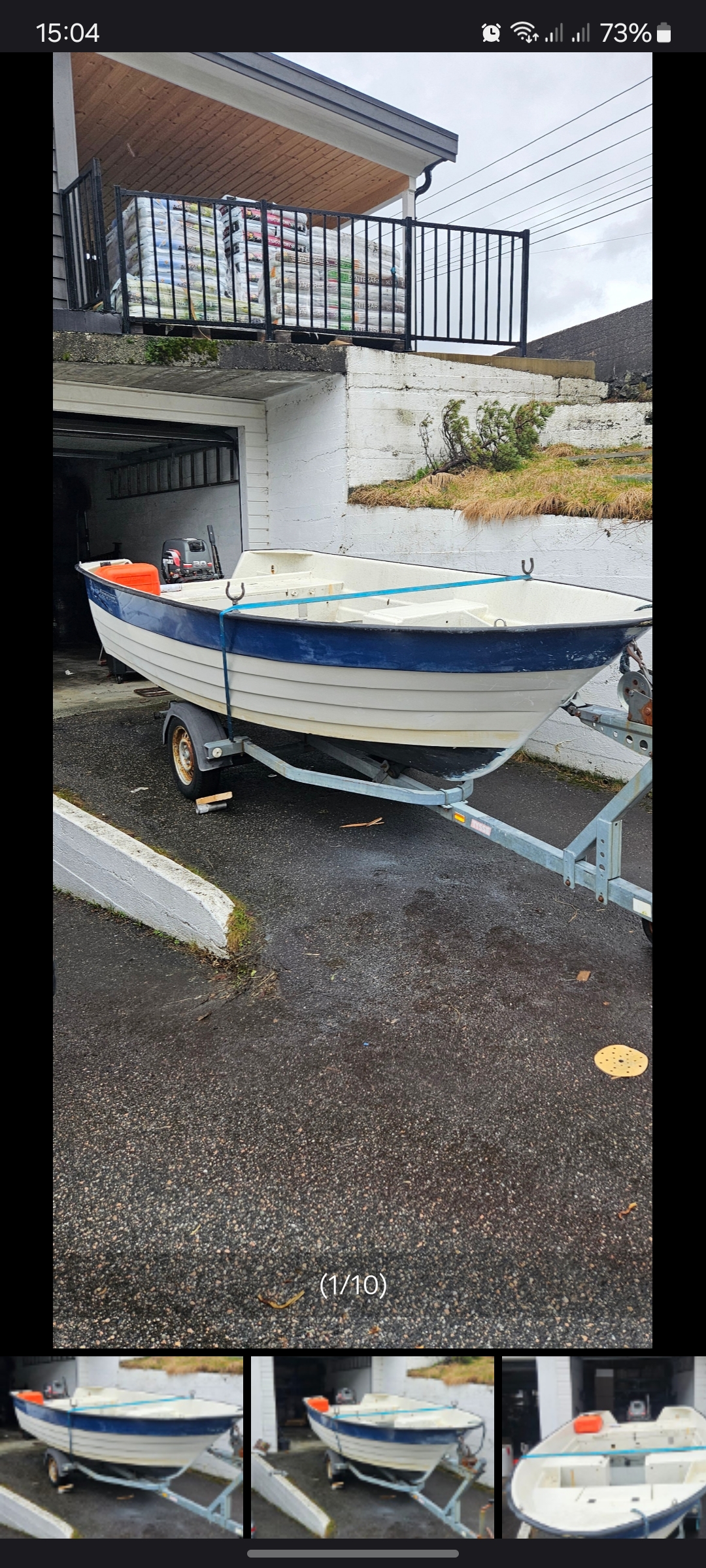 Båt leies ut