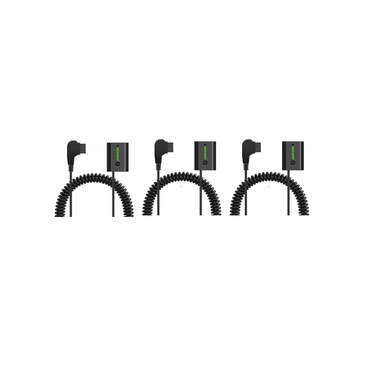 3x d tap to np fz100 dummy battery with cable for v mount battery sony