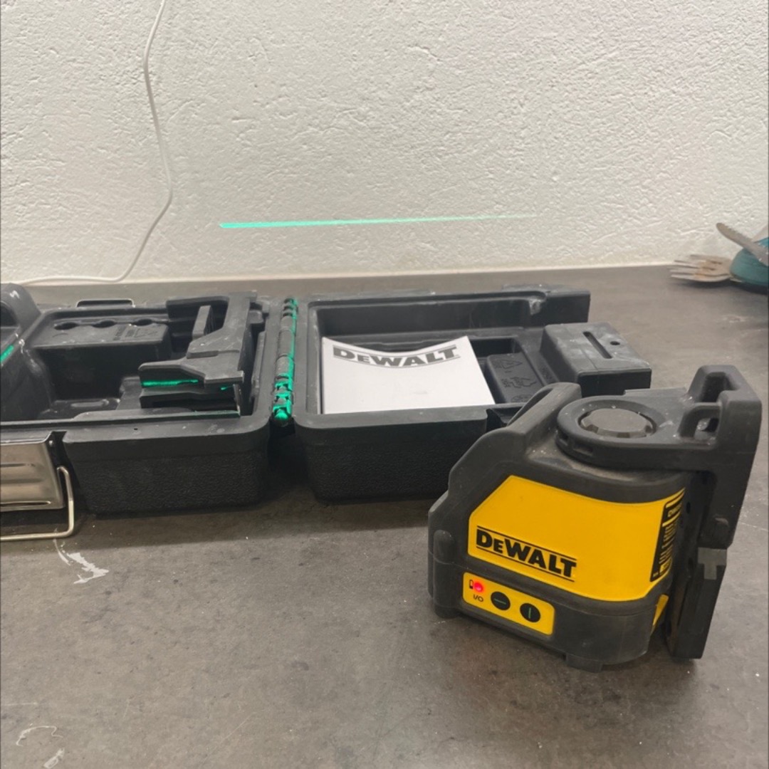 Krysslaser grön proffsmodell 