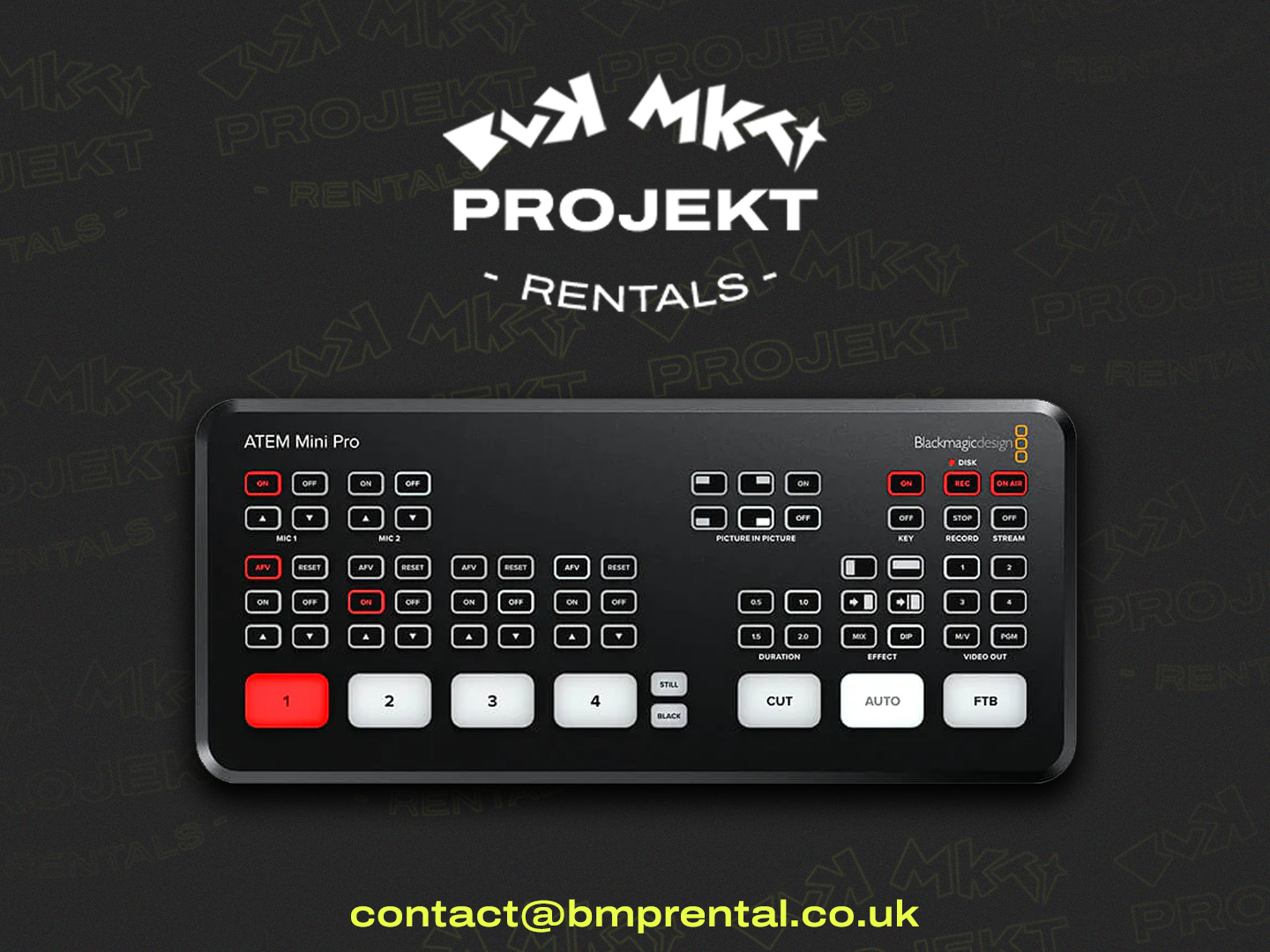 Atem mini hdmi live production switcher