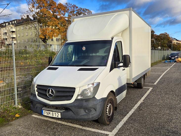 Automat lätt lastbil / skåpbil / flyttbil