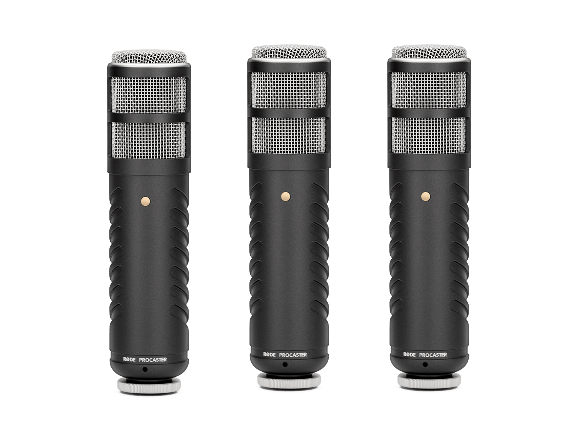 3x rode procaster microphone
