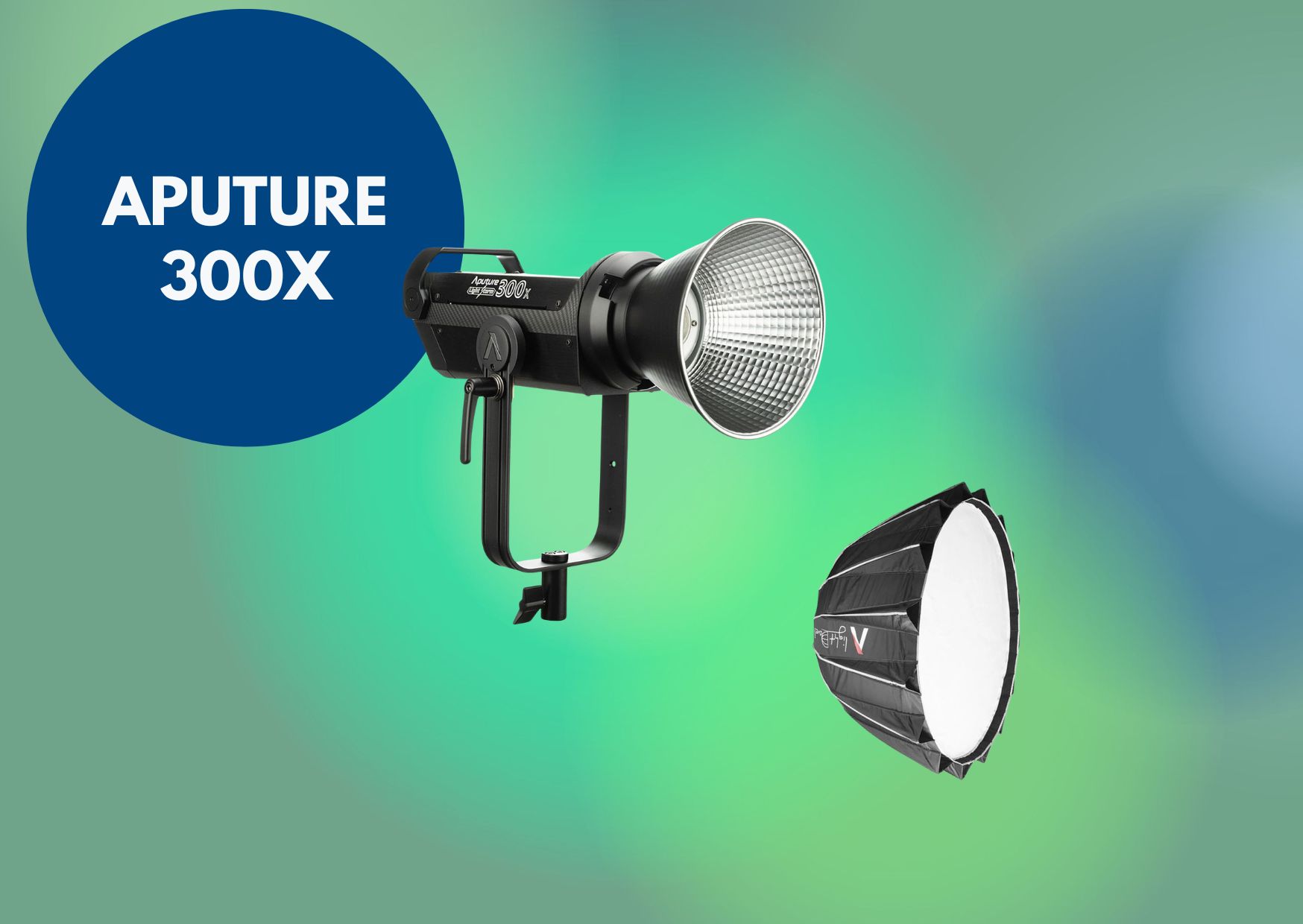 Aputure c300x light with light dome