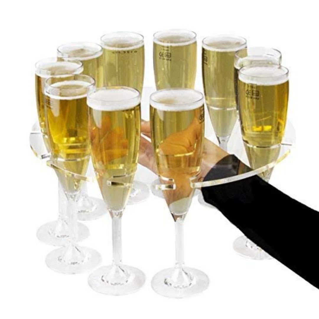 Champagne glass cup holder only