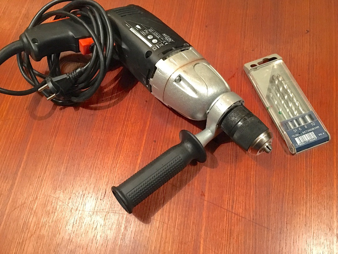 Kraftfull slagborr för tuff betong