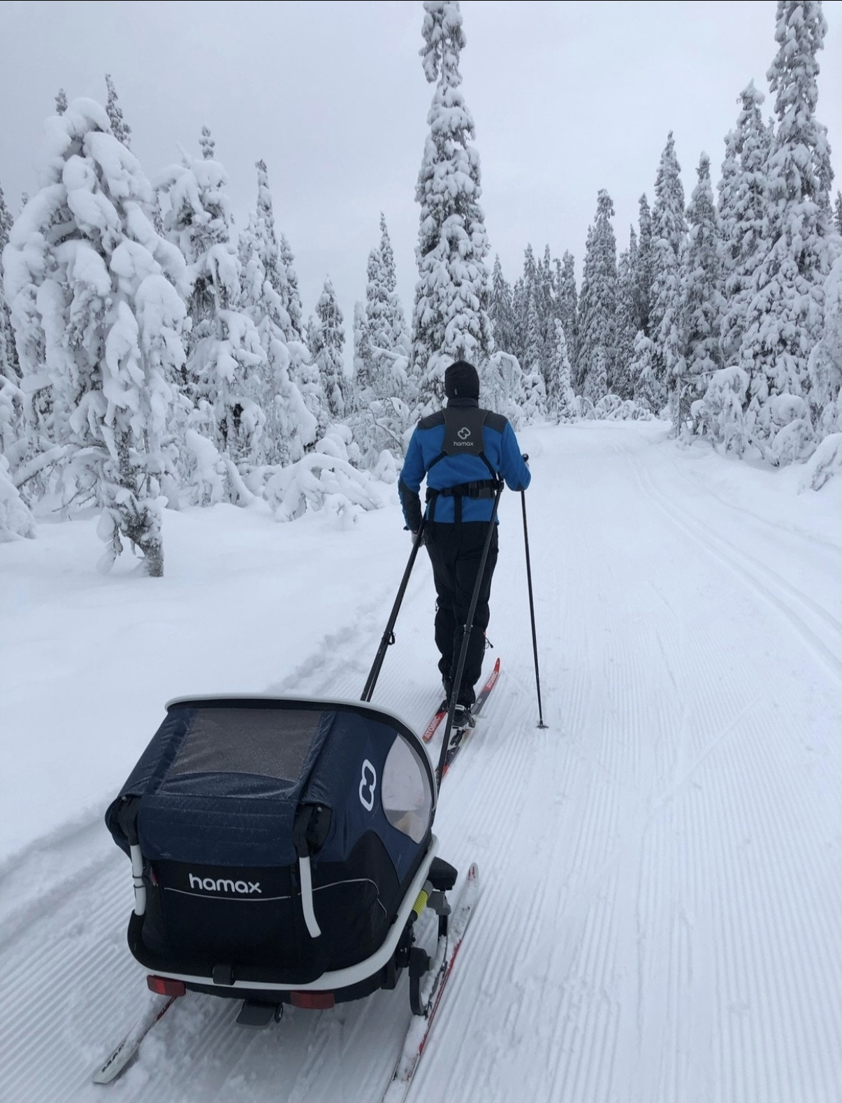 Hamax outback one 3 i 1 (med pulk-kit og infant seat)