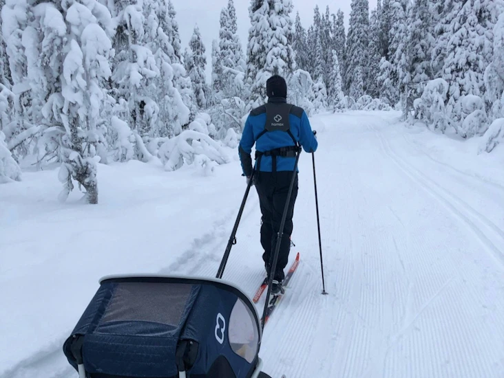 Hamax outback one 3 i 1 (med pulk-kit og infant seat)