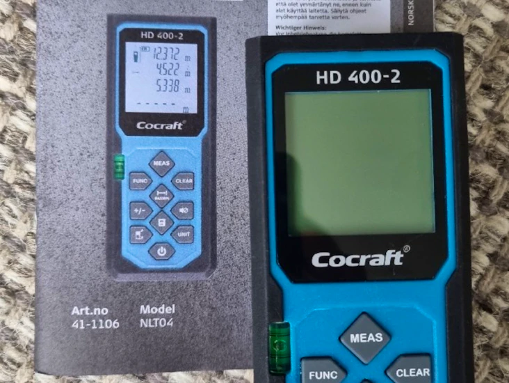 Avståndsmätare, cocraft hd 400-2
