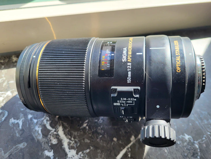 Sigma 150mm f/2.8 macro fullformat
