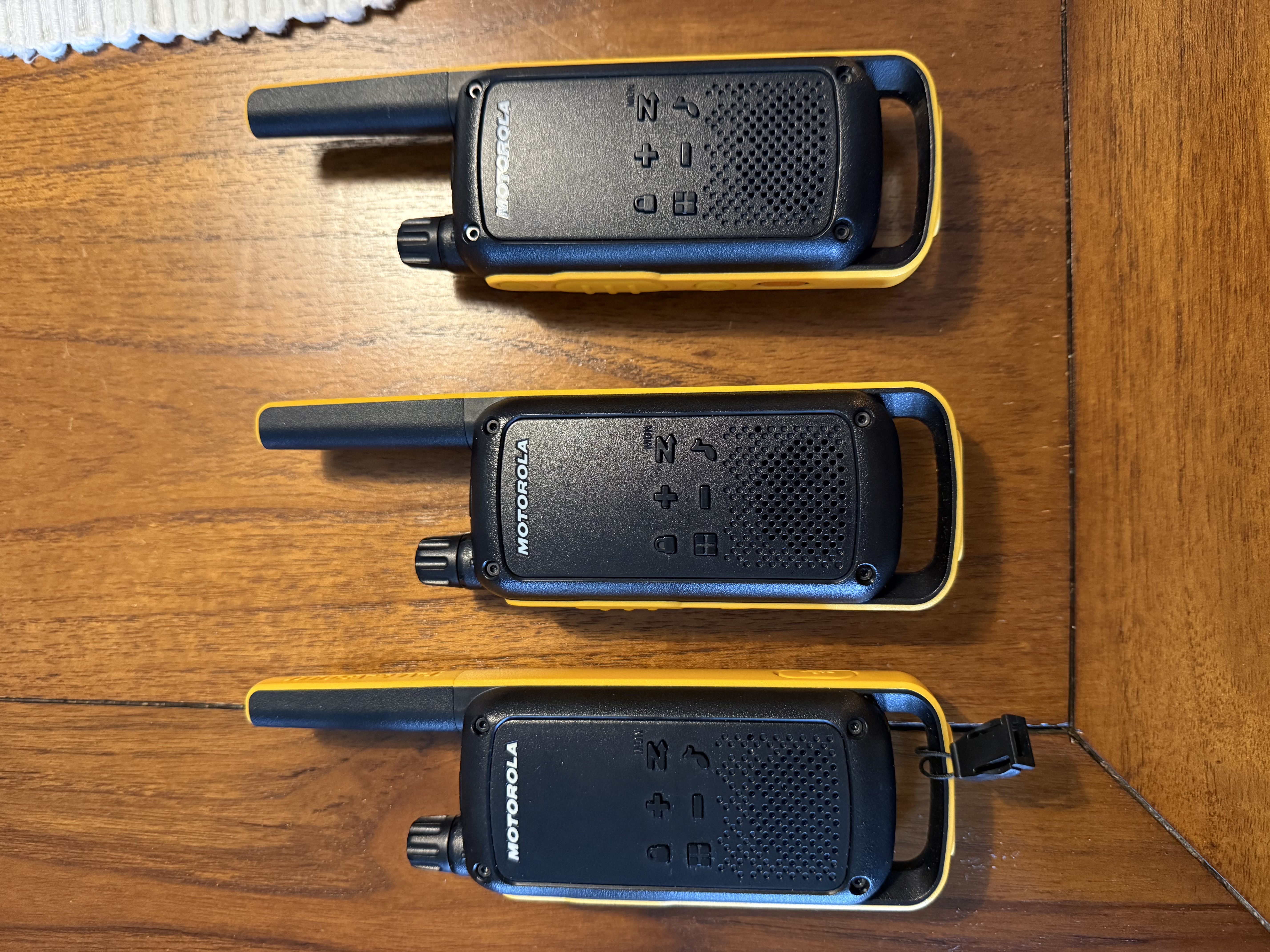 Motorola sambandsradioer / walkie-talkies (3 stk)