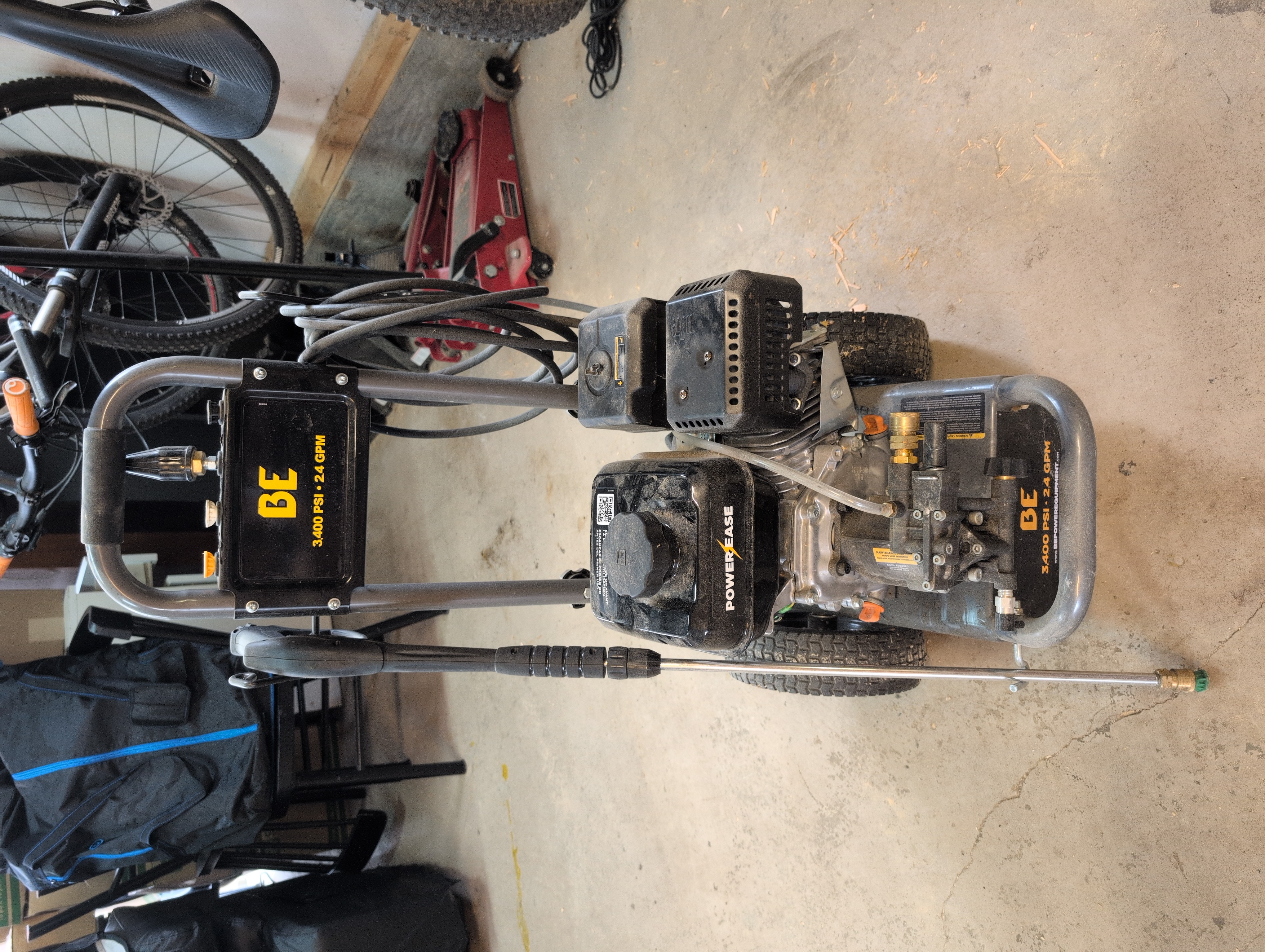 Be 3400psi pressure washer