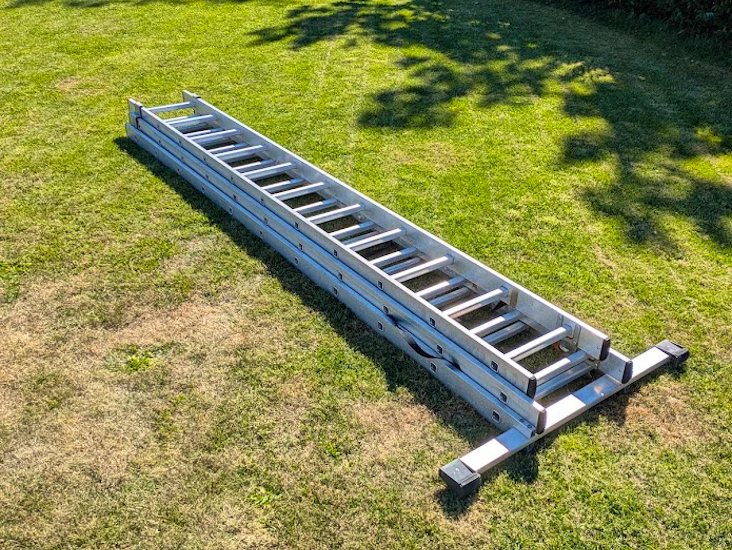 8 meters skyvestige i aluminium