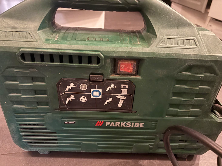 Mindre bärbar kompressor, 180l/min