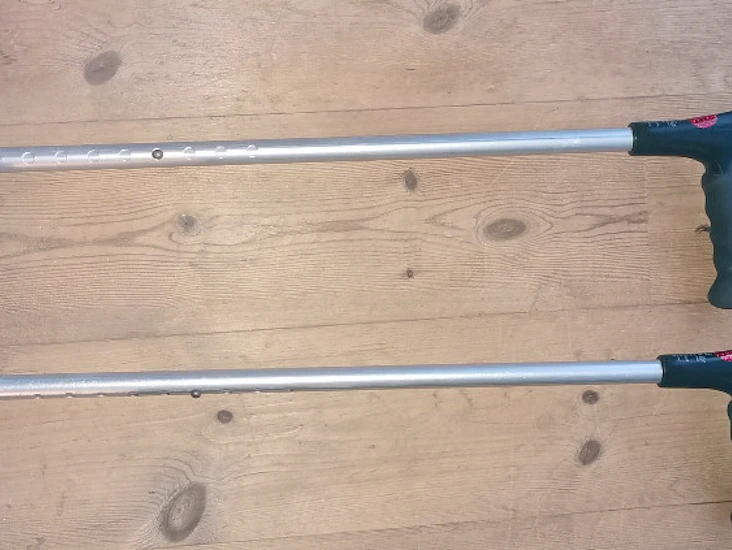 Krykker. justerbare.