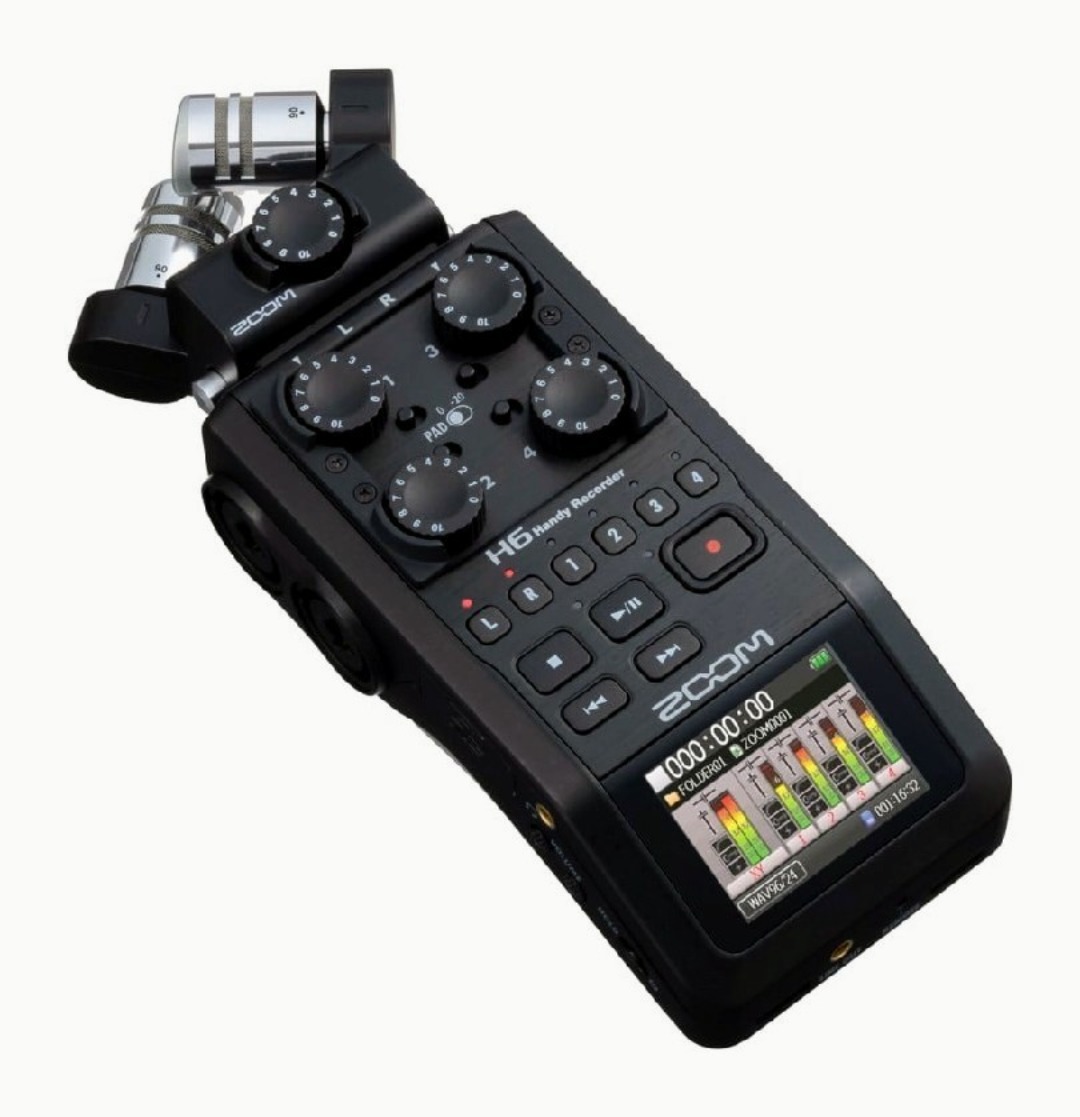Zoom handy recorder h6 black