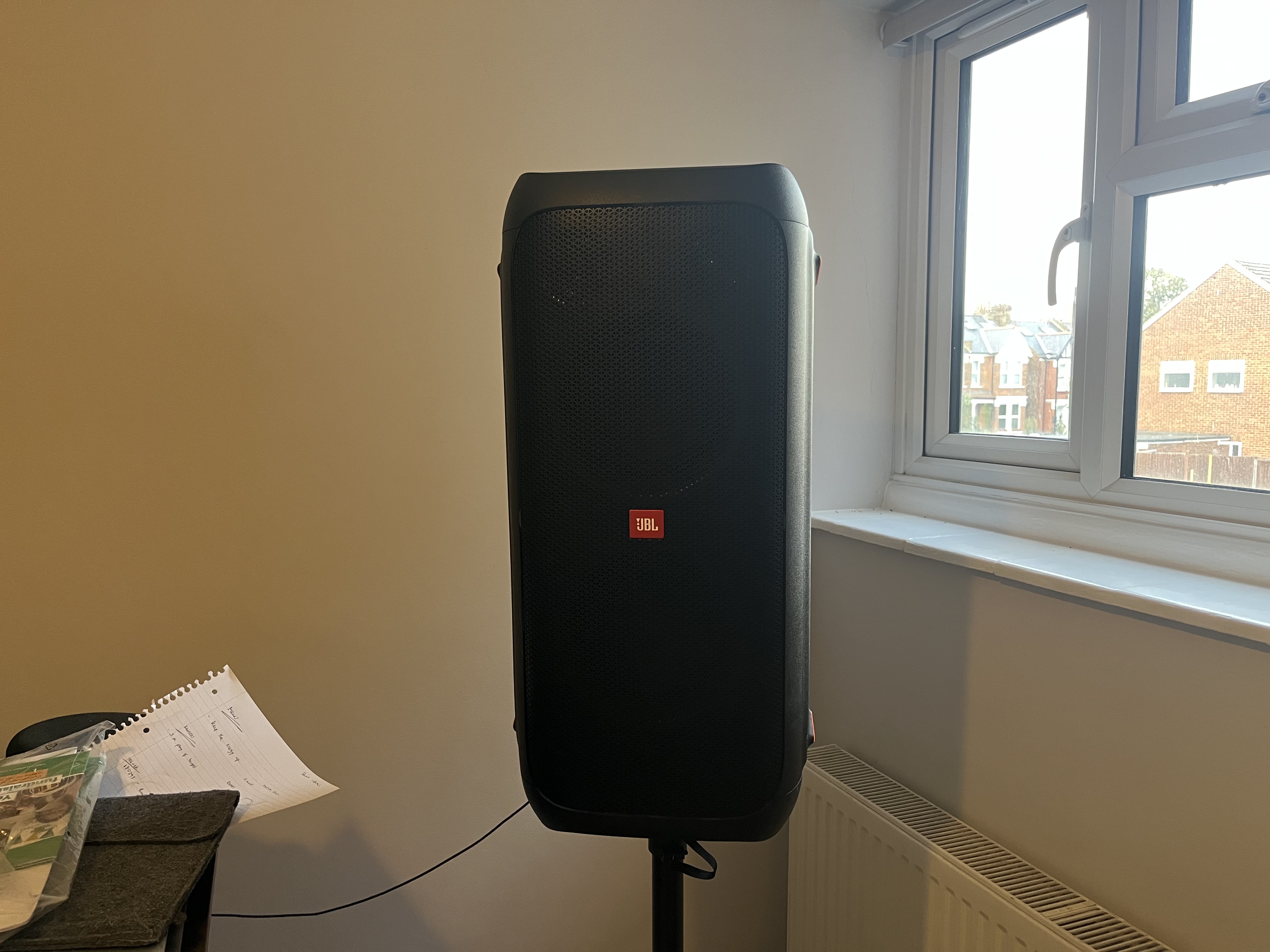Jbl partybox 310 with shure sm58 microphone 